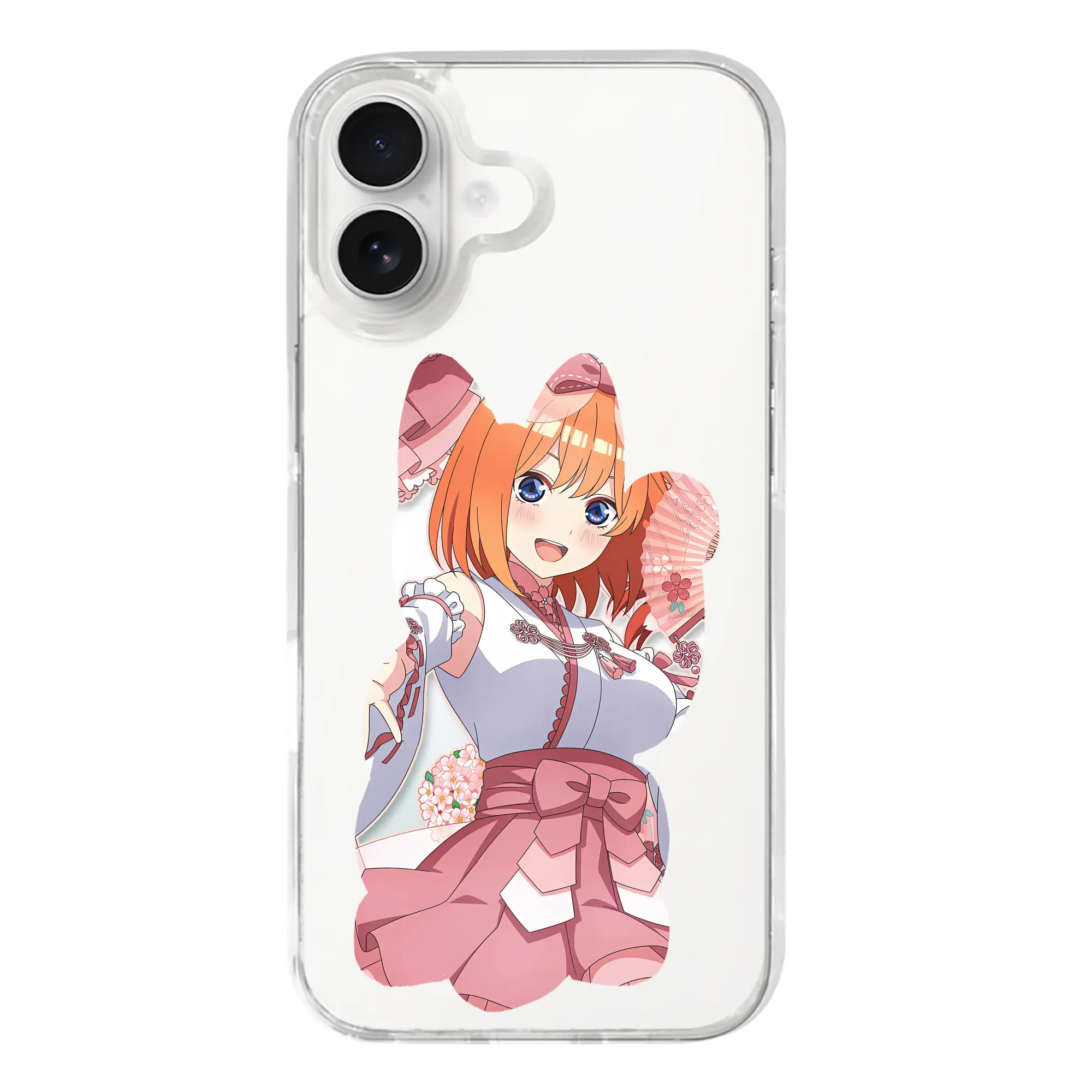 五等分の花嫁 グッズ 中野 四葉 - iPhone 17シリーズ 透明スマホケース – 薄型・耐衝撃・精密フィット保護カバー